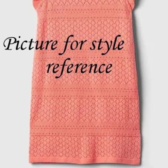 babyGap Black Crochet Sweater Dress/NWT/4 years - Picture 4 of 10